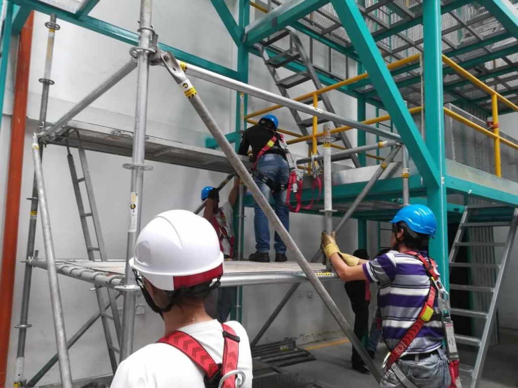 Curso avanzado de trabajo en alturas